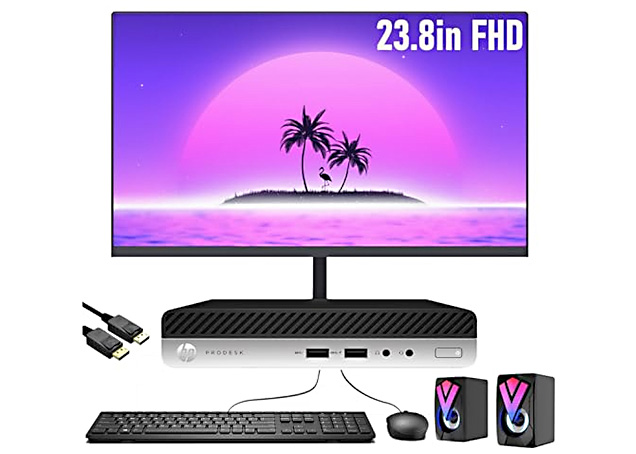 HP proDesk 400G4 Mini Core i5-8400+LED 21,5