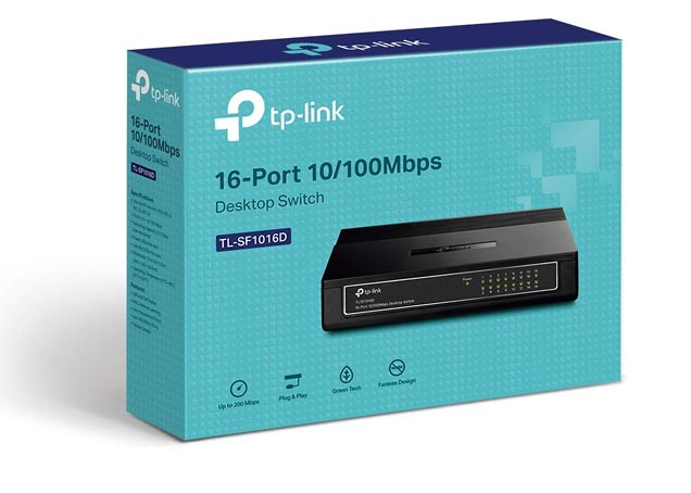 16 port S/W 10/100 HUB TP-LINK (SF1016D - mini)