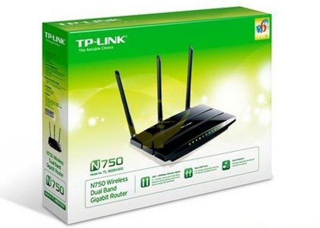 750Mb Wireless Router Gigabit 4-Port TP-LINK (WDR4300ND) Dual Band